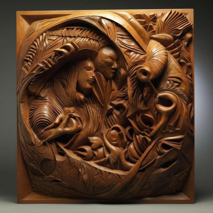 نموذج ثلاثي الأبعاد لآلة CNC 3D Art 